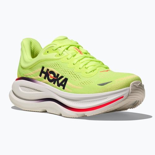 Scarpe da corsa uomo HOKA Bondi 9 Wide neon yuzu/sunlight