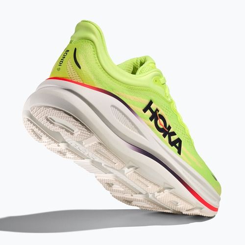 Scarpe da corsa uomo HOKA Bondi 9 Wide neon yuzu/sunlight