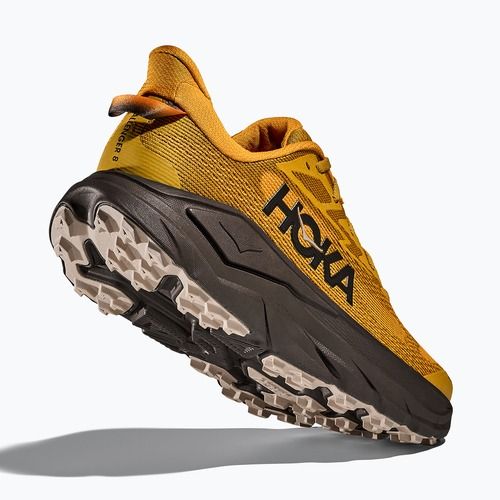 Scarpe da corsa uomo HOKA Challenger 8 mustard seed/black