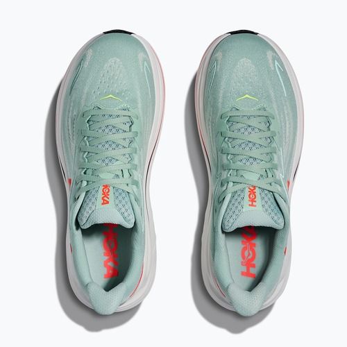 Scarpe da corsa uomo HOKA Clifton 10 Wide sage/neon flame