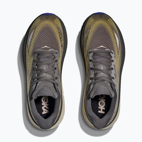 Scarpe da corsa uomo HOKA Clifton 9 GTX gravel/eggshell