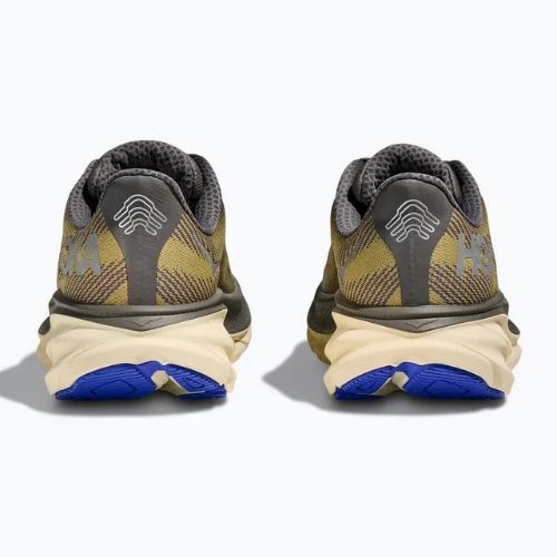 Scarpe da corsa uomo HOKA Clifton 9 GTX gravel/eggshell