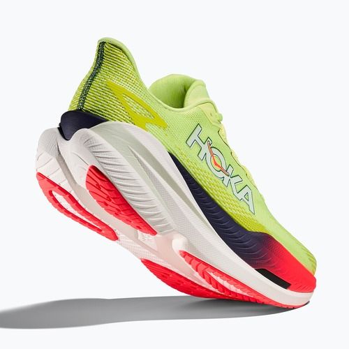 Scarpe da corsa uomo Hoka Mach X 3 neon yuzu/squid ink