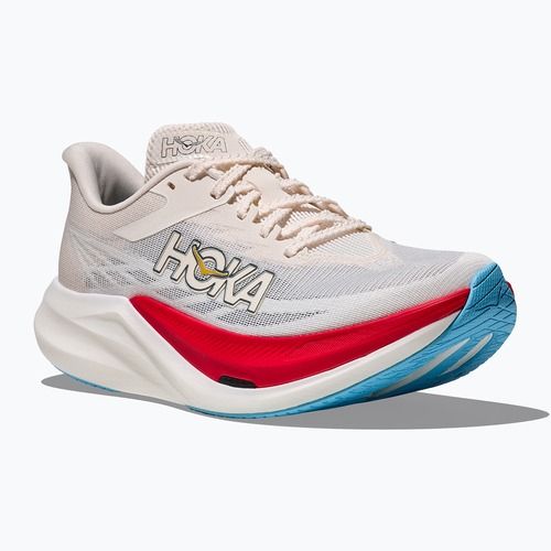 Scarpe da corsa HOKA Rocket X 3 alabaster/frost