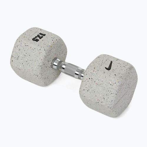 Manubrio gommato Nike Strength Grind Hex Dumbbell 17,5 kg wolf grey