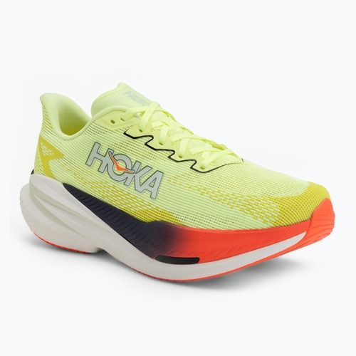 Scarpe da running da uomo Hoka Mach X 3 Wide neon yuzu/squid ink