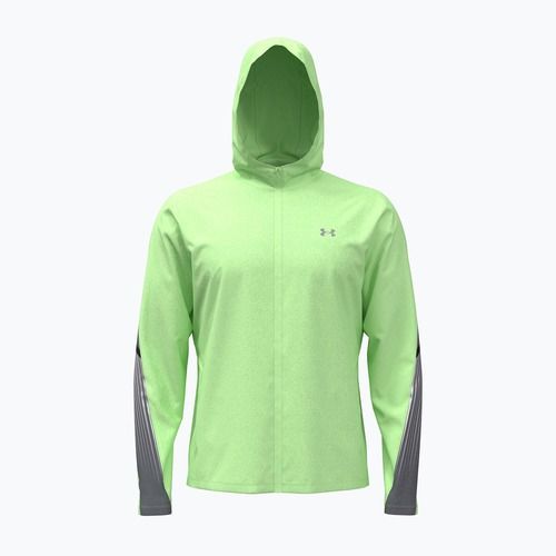 Giacca da running da uomo Under Armour Velociti Storm Hooded lumos lime/white