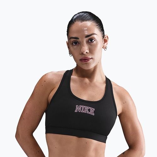 Reggiseno sportivo Nike Swoosh Medium Support black