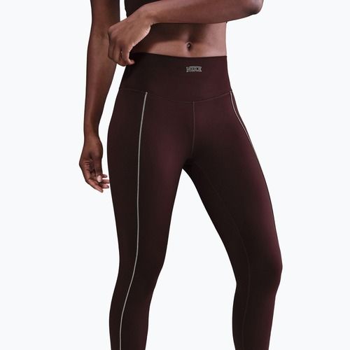 Leggings da donna Nike One High-Waisted burgundy crush