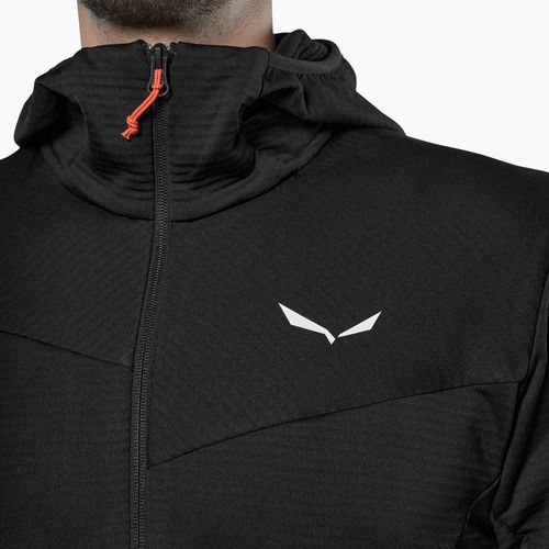 Felpa da trekking da uomo Salewa Puez Altavia PL HD black out