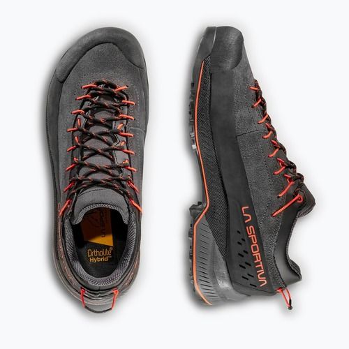 Scarpe da avvicinamento da uomo La Sportiva TX4 Evo GTX carbon/cherry tomato