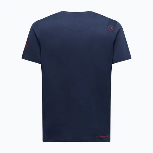 Maglietta da arrampicata da uomo La Sportiva Solution night sky/mountain red