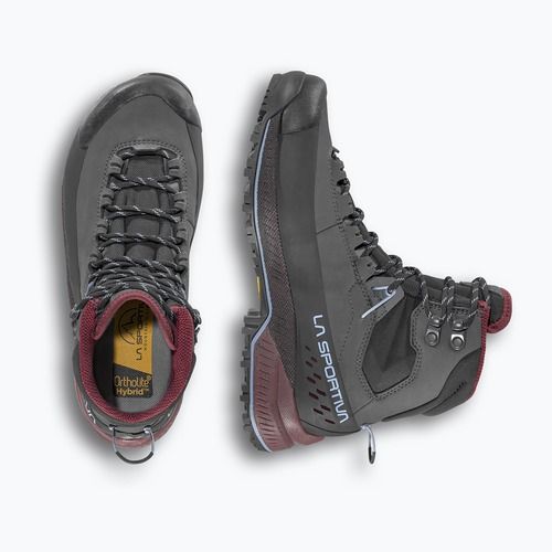 Scarponi da trekking da donna La Sportiva TX5 Evo Mid GTX carbon/redwood