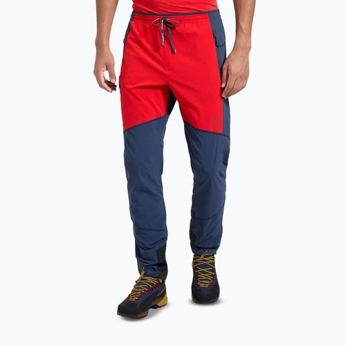 Pantaloni da trekking da uomo La Sportiva Aequilibrium mountain red/night sky