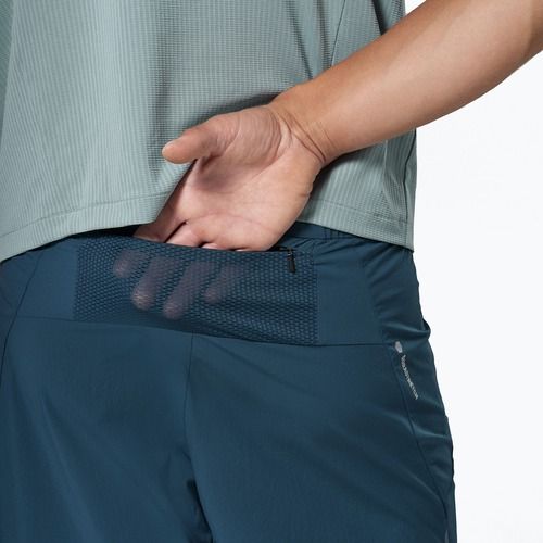 Pantaloncini da trekking da uomo Salewa Pedroc DST Light pond blue