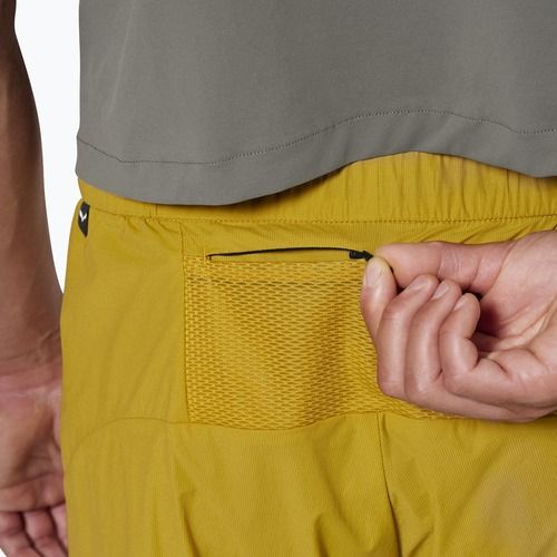 Pantaloncini da trekking da uomo Salewa Pedroc DST 2IN1 olive oil int/0870