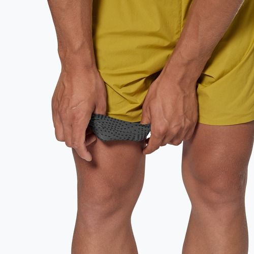 Pantaloncini da trekking da uomo Salewa Pedroc DST 2IN1 olive oil int/0870