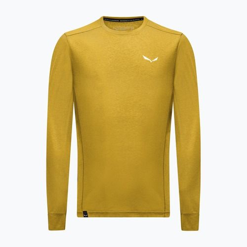 Maglia a maniche lunghe da trekking da uomo Salewa Puez Dry olive oil