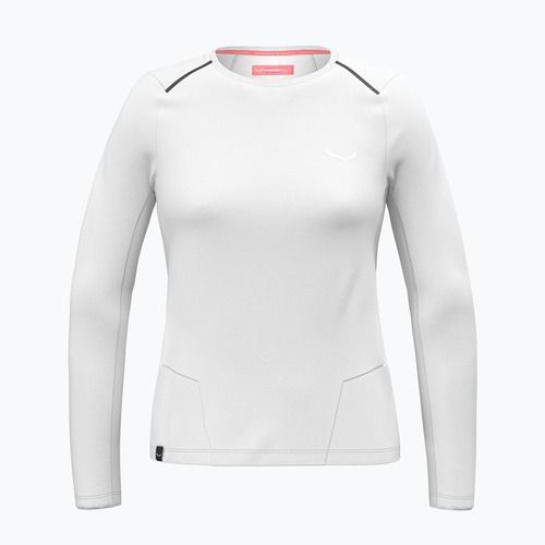 Maglia a maniche lunghe da trekking da donna Salewa Pedroc Dry Tee white