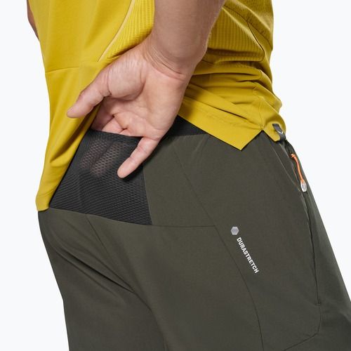 Pantaloni da trekking da uomo Salewa Pedroc 5 DST dark olive