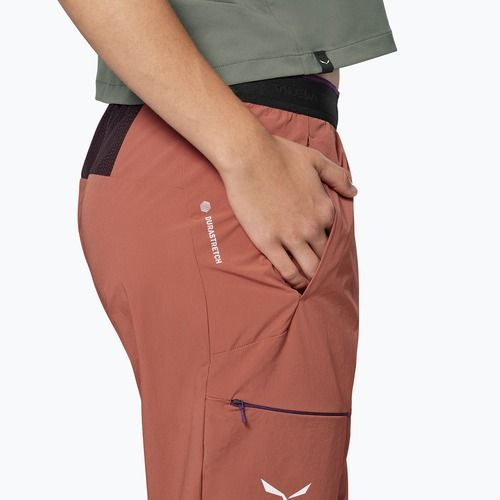 Pantaloni da trekking da donna Salewa Pedroc 3 DST Light etruscan red