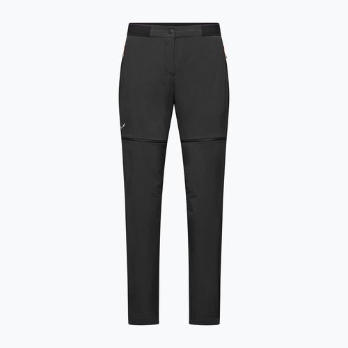 Pantaloni da trekking da donna Salewa Pedroc 3 DST 2IN1 black out