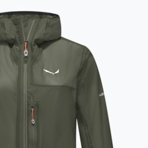 Giacca antipioggia da donna Salewa Pedroc 2 PTX 2.5 Light faded green