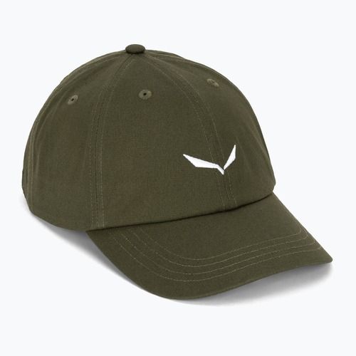 Cappellino con visiera Salewa Eagle Logo dark olive
