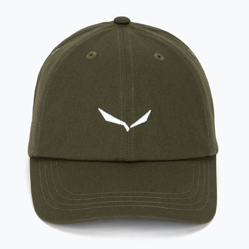 Cappellino con visiera Salewa Eagle Logo dark olive
