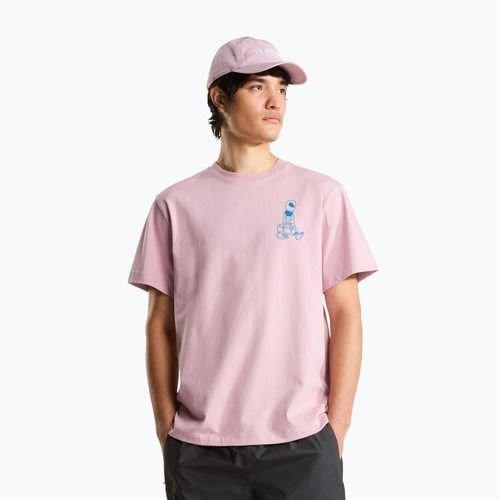 Maglietta da uomo The North Face Alien Relaxed metal pink