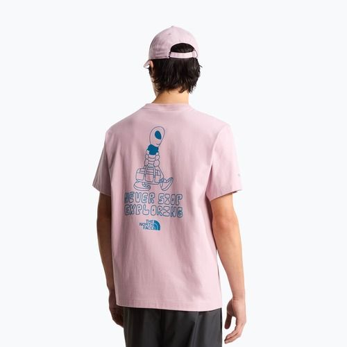 Maglietta da uomo The North Face Alien Relaxed metal pink