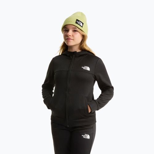 Felpa per bambini The North Face Teen Reaxion Full Zip Hoodie tnf black