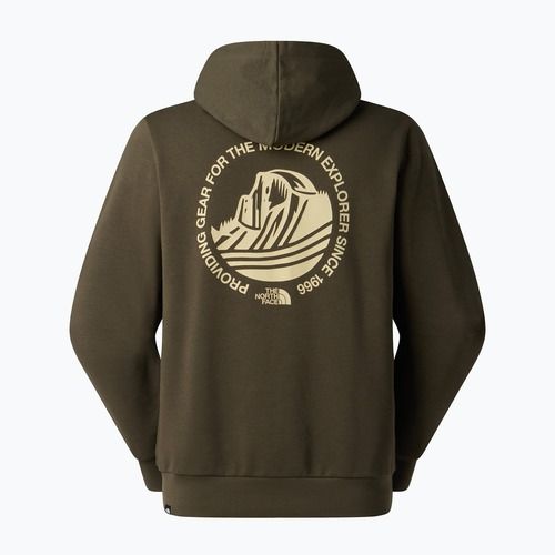 Felpa da uomo The North Face Monte Regular Hoodie Graphic new taupe green