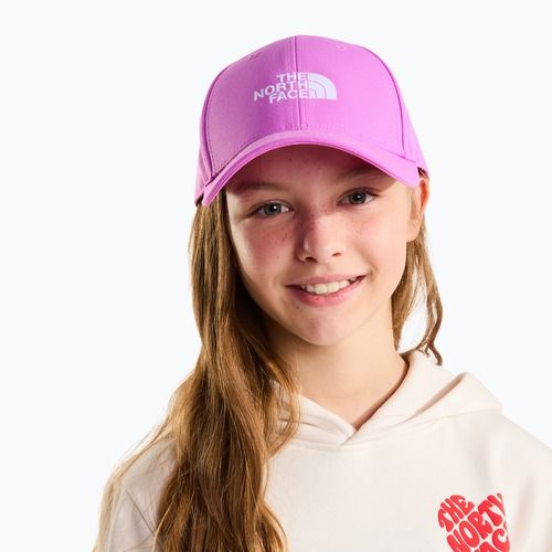 Cappellino con visiera per bambini The North Face Recycled 66 Classic violet crocus