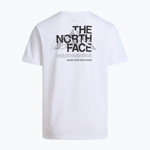 Maglietta da uomo The North Face Mountain Sketch Regular tnf white