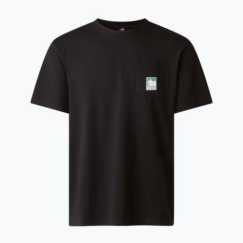 Maglietta da uomo The North Face Mountain Logo Relaxed tnf black