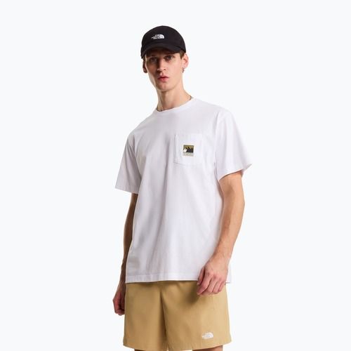 Maglietta da uomo The North Face Mountain Logo Relaxed tnf white