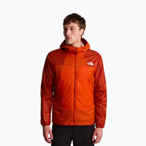 Giacca antivento da uomo The North Face Ridgelite FF Wind lava red/iron clay