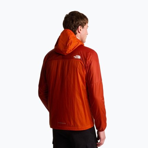 Giacca antivento da uomo The North Face Ridgelite FF Wind lava red/iron clay