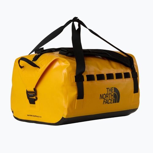 Borsa da viaggio The North Face Base Camp Waterproof Duffel 50 l summit gold/tnf black
