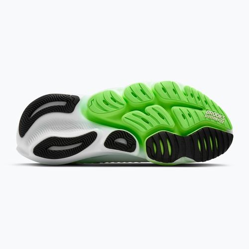 Scarpe da running da uomo Brooks Glycerin Flex white/green gecko/phantom