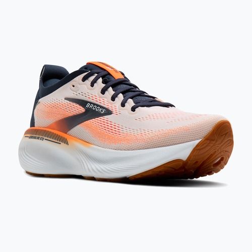 Scarpe da running da uomo Brooks Adrenaline GTS 25 white/spellbound/orange