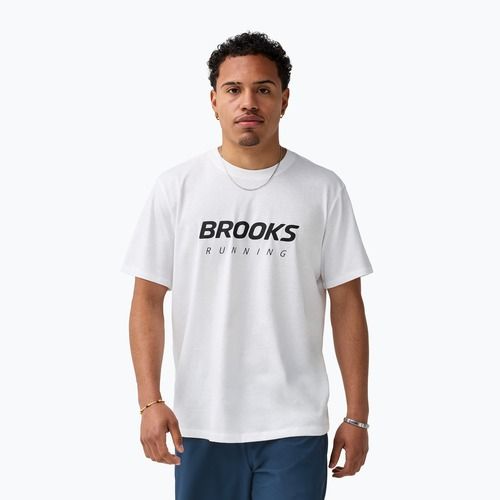 Maglietta da running da uomo Brooks Graphic white/black