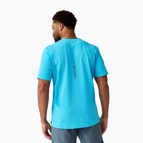 Maglietta da running da uomo Brooks Highpoint 2.0 blazing blue/atomic blue