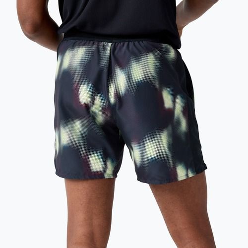 Pantaloncini da running da uomo Brooks Dash Printed euphoryc black