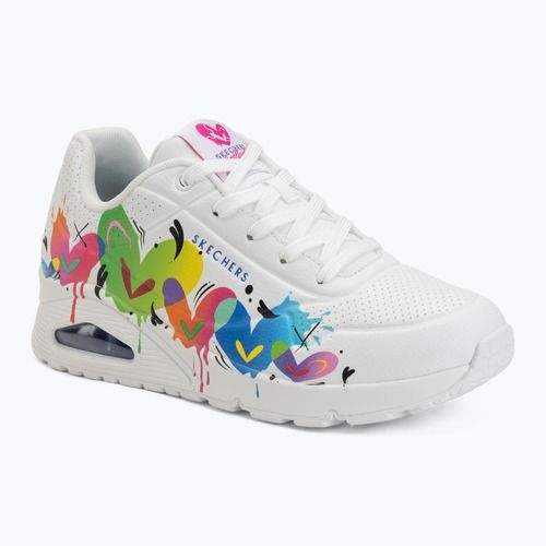 Scarpe da donna SKECHERS Uno Open Your Heart white