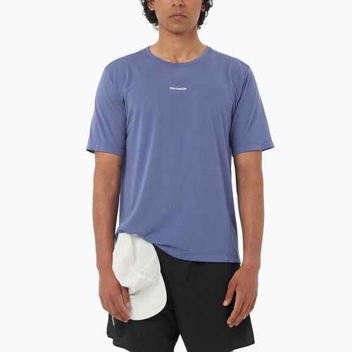 Maglietta da running da uomo Salomon Shakeout Core marlin