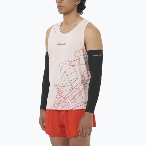 Maglietta da running da uomo Salomon S/Lab Speed Tee lilac ash/fiery red