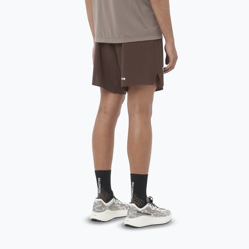 Pantaloncini da corsa da uomo Salomon Sense Aero 7" coffee bean