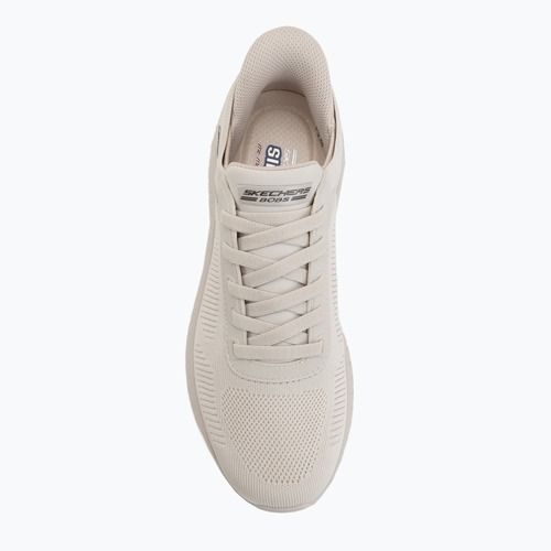 Scarpe da uomo SKECHERS Bobs Squad Chaos Solid Step white